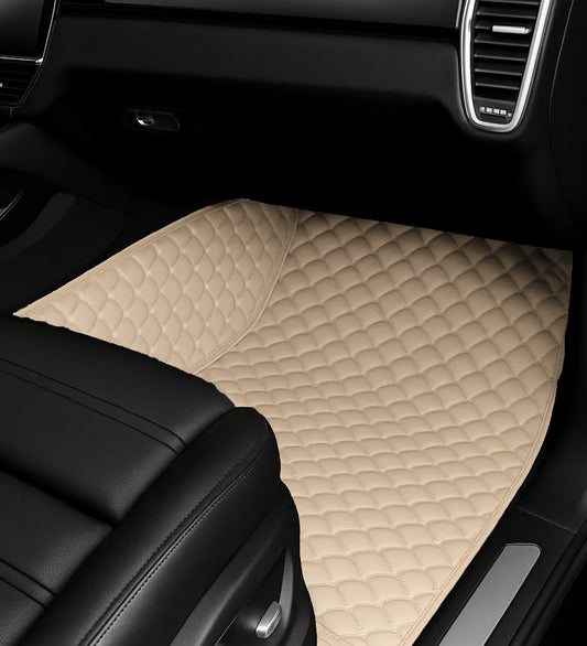 Diamond Series - Beige with Beige Stitching