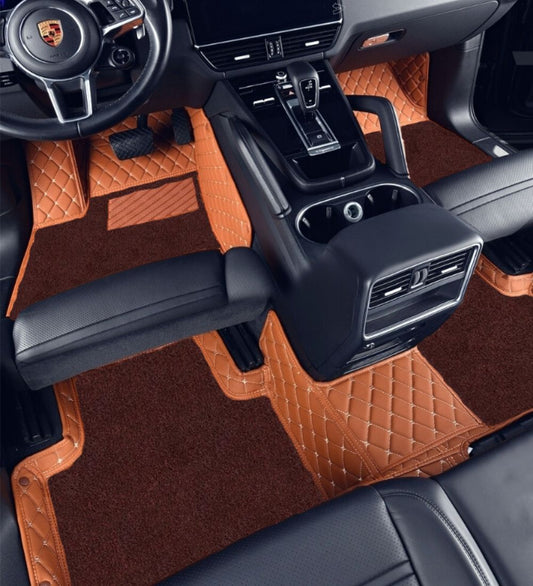 Premium Series - Brown with Beige Stitching