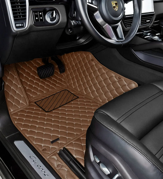 Diamond Series - Mocha with Beige Stitching